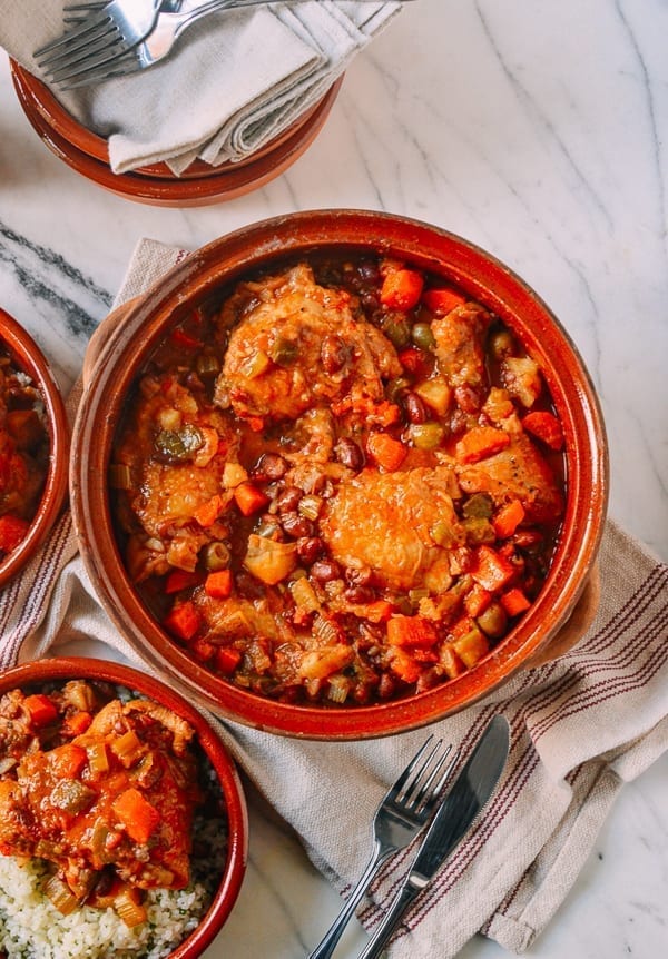 Spanish Chicken Stew, by thewoksoflife.com