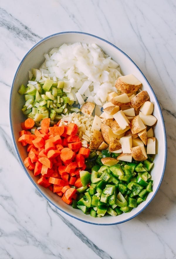 Spanish Chicken Stew, by thewoksoflife.com