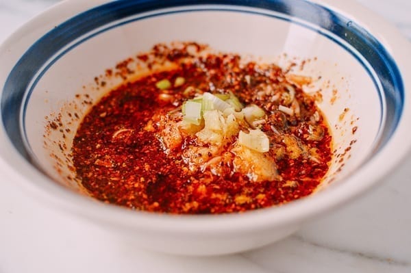 Suan Ni Bai Rou (Sliced Pork with Garlic Sauce), by thewoksoflife.com