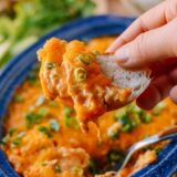 Buffalo Chicken Dip, by thewoksoflife.com