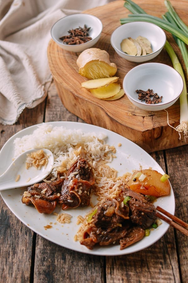 Cantonese Instant Pot Braised Beef with Radish, by thewoksoflife.com
