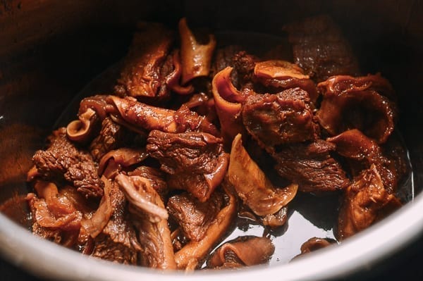 Cantonese Instant Pot Braised Beef with Radish, by thewoksoflife.com