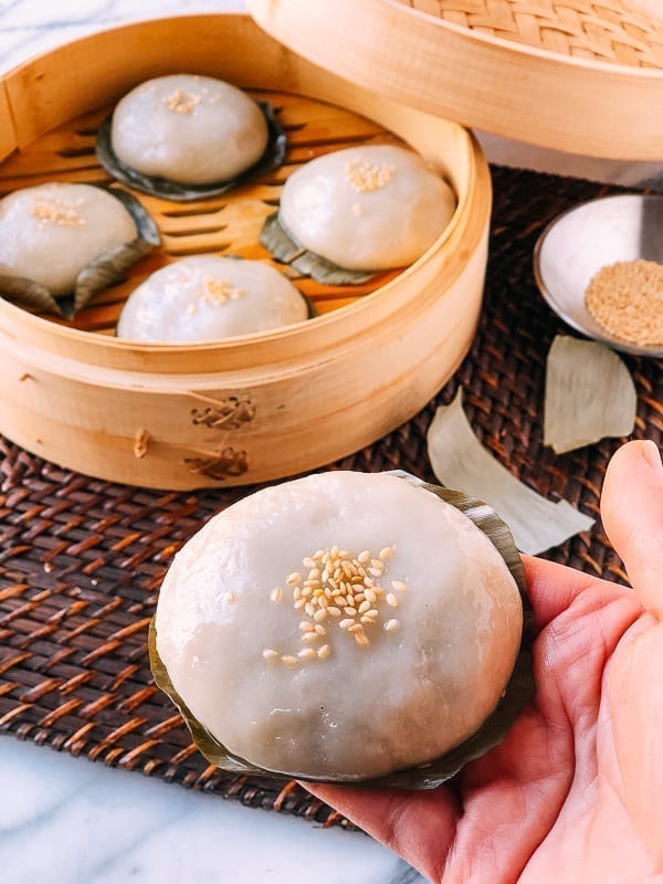 Cantonese Cha Guo Savory Rice Cakes, by thewoksoflife.com