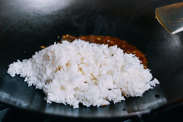 Hamburger Fried Rice, by thewoksoflife.com