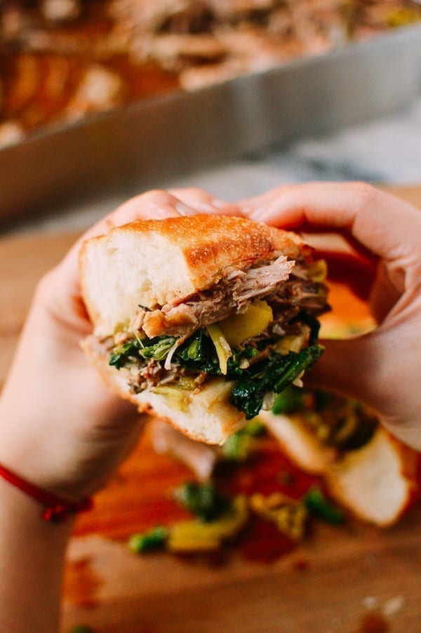 Philadelphia Pork Sandwich Recipe, by thewoksoflife.com