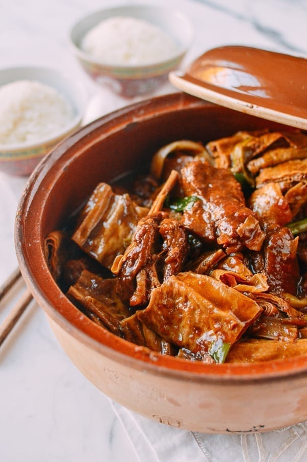 Pork Rib Stew with Foo Jook and Chee Hou Sauce, by thewoksoflife.com