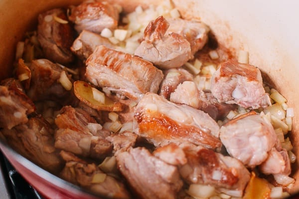 Pork Rib Stew with Foo Jook and Chee Hou Sauce, by thewoksoflife.com