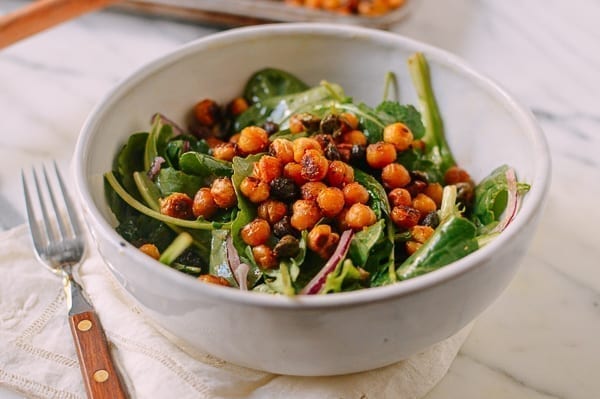 Roasted Chickpeas, by thewoksoflife.com