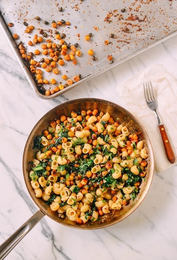 Roasted Chickpeas, by thewoksoflife.com