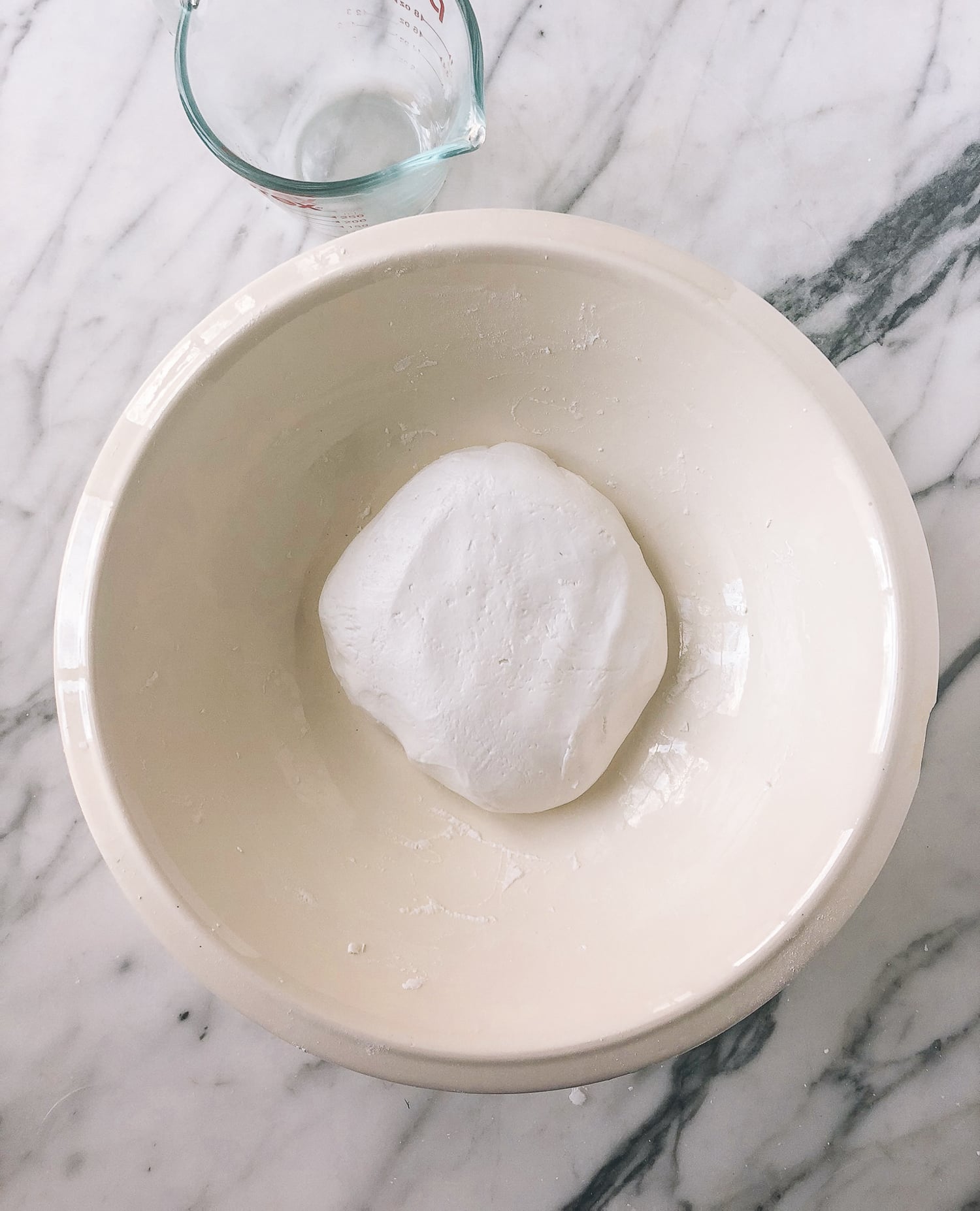 smooth uncooked dough for Savory Tang Yuan, by thewoksoflife.com