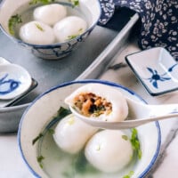 Savory Tang Yuan, by thewoksoflife.com