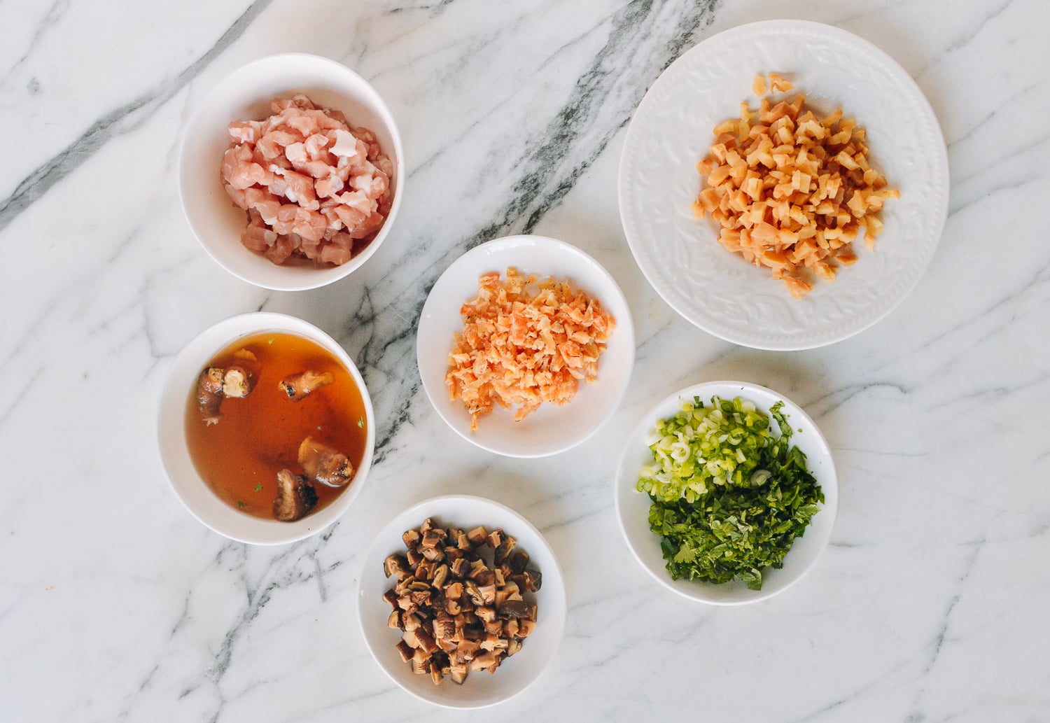 dried shrimp cooking in wok, by thewoksoflife.com