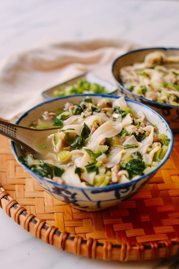 Shanghai Home-style Noodle Soup, by thewoksoflife.com