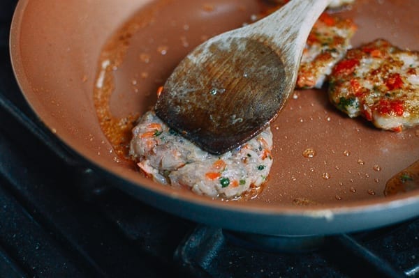 Chinese Shrimp Cakes, by thewoksoflife.com