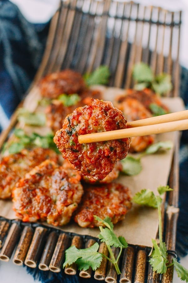 Chinese Shrimp Cakes, by thewoksoflife.com