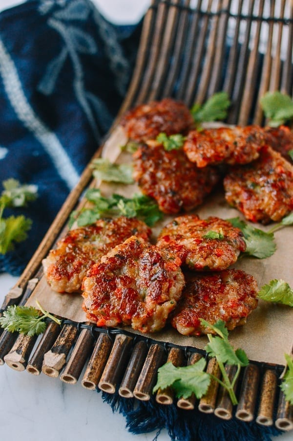Chinese Shrimp Cakes, by thewoksoflife.com