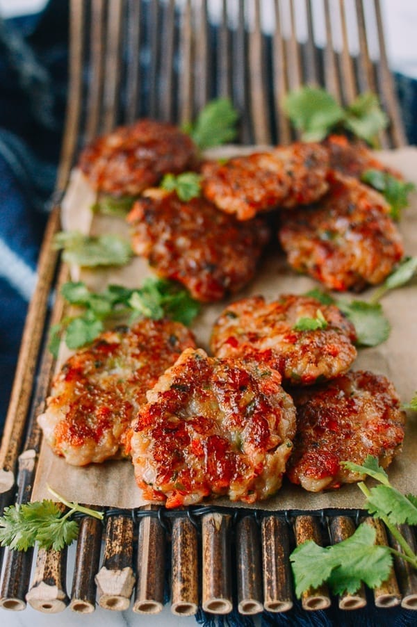 Chinese Shrimp Cakes, by thewoksoflife.com