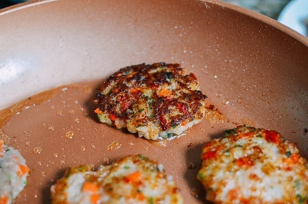 Chinese Shrimp Cakes, by thewoksoflife.com
