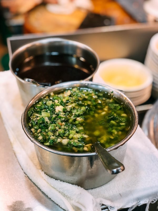 Cantonese ginger scallion oil