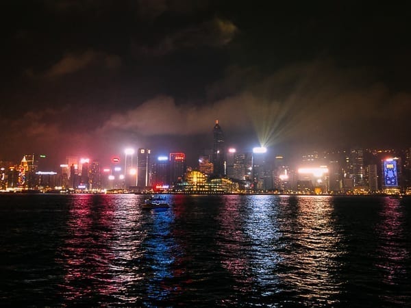 Hong Kong Skyline Night