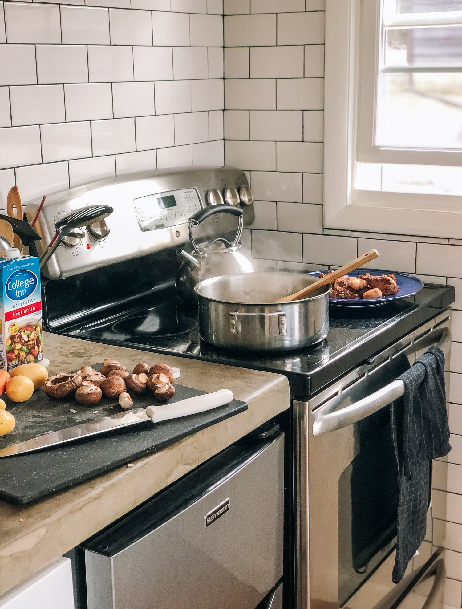 Winter Lamb Stew with Spicy Sausage, by thewoksoflife.com