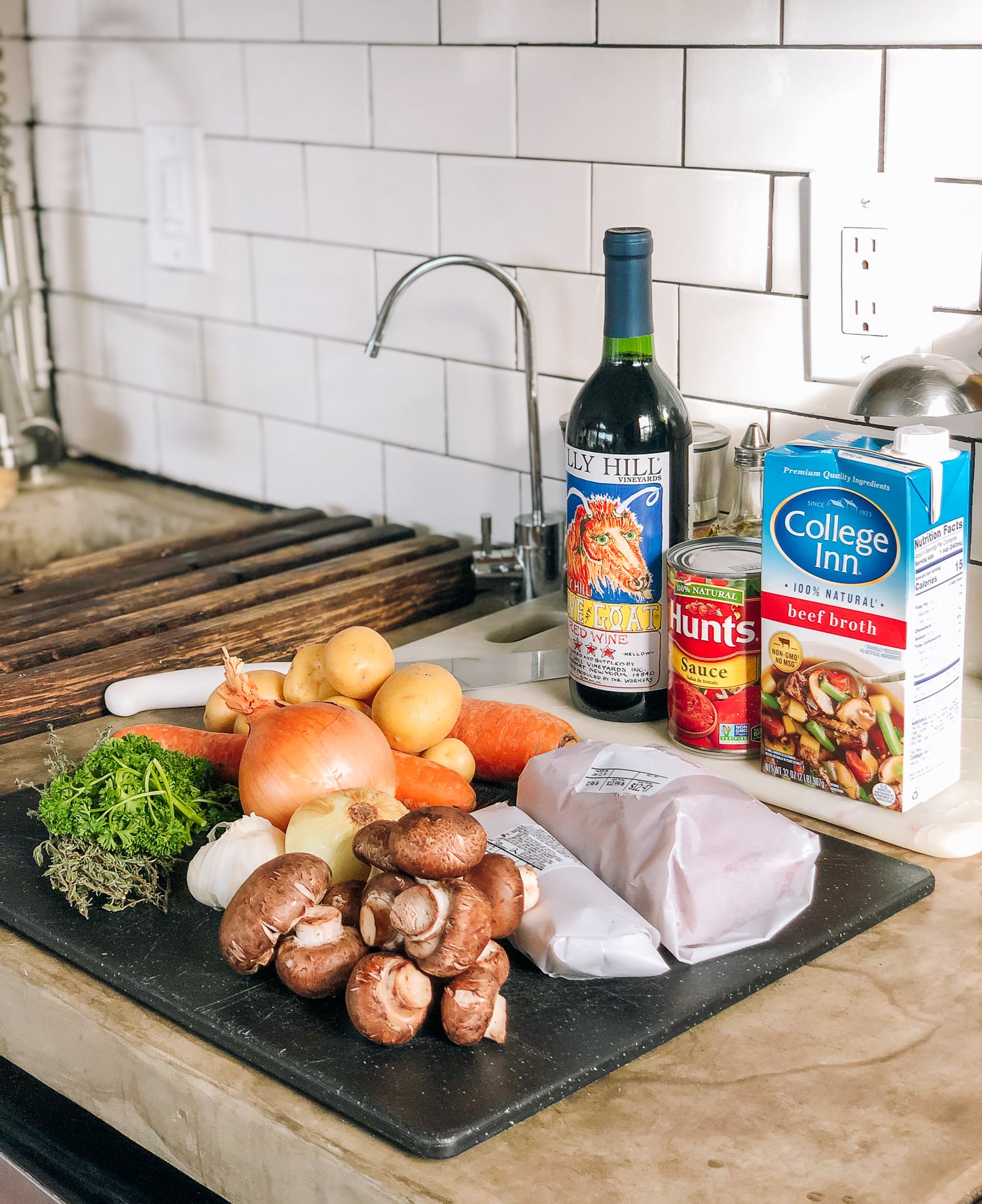 Winter Lamb Stew with Spicy Sausage, by thewoksoflife.com