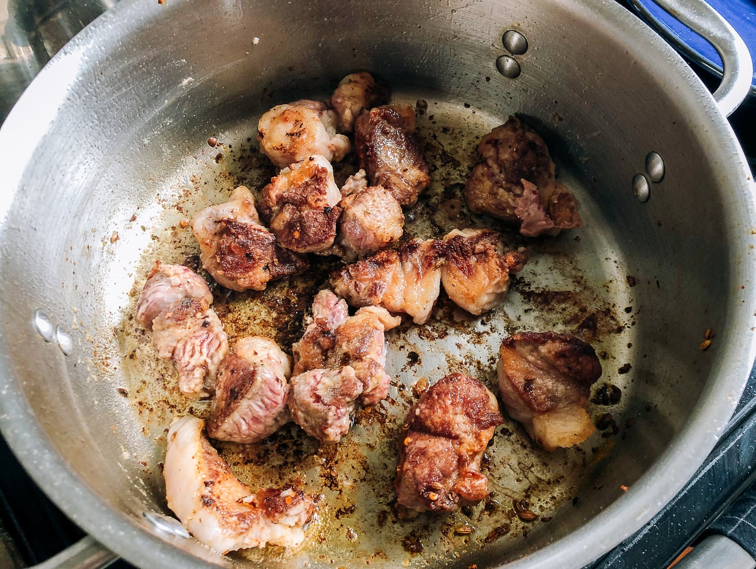 Winter Lamb Stew with Spicy Sausage, by thewoksoflife.com