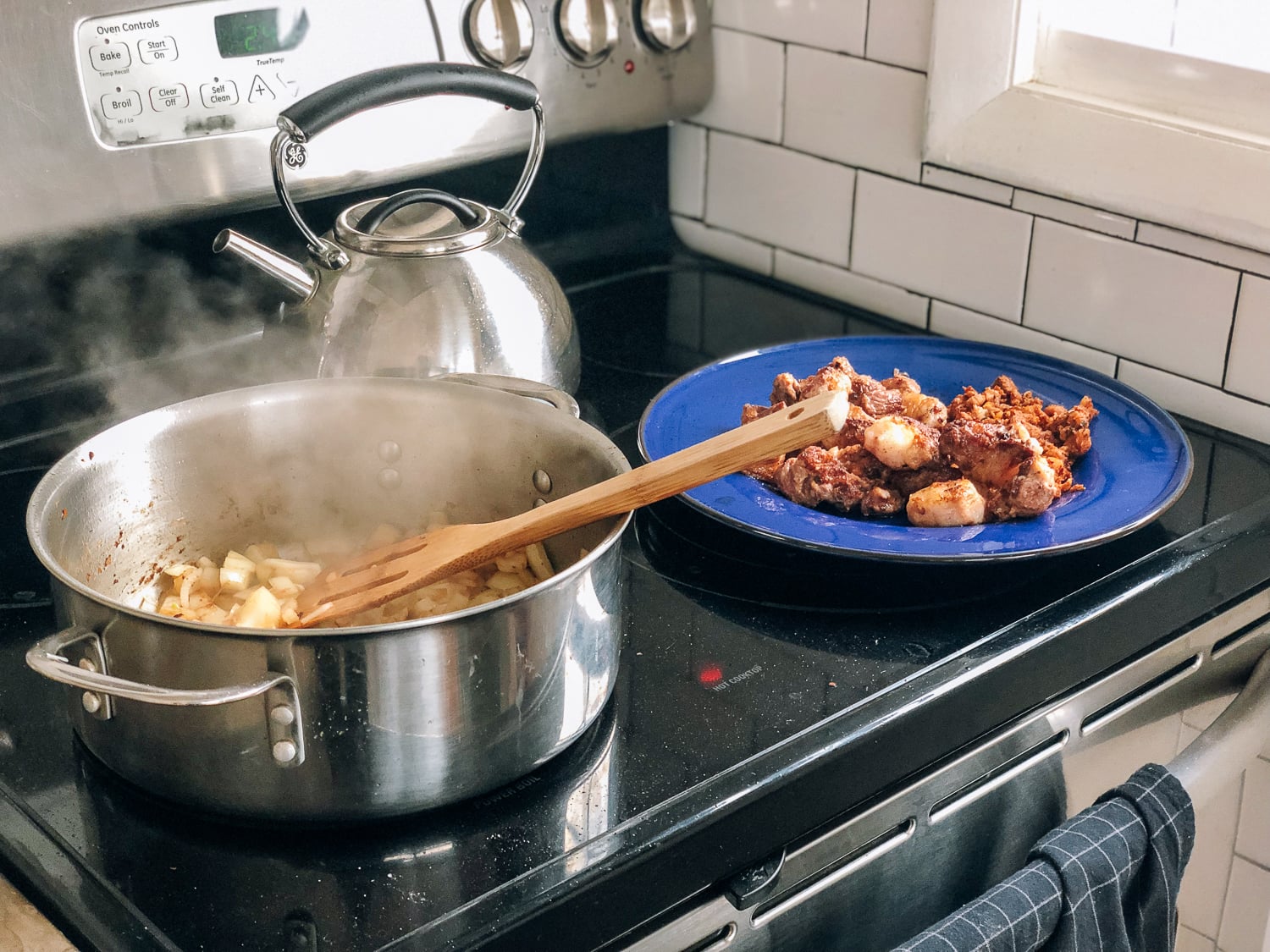 Winter Lamb Stew with Spicy Sausage, by thewoksoflife.com