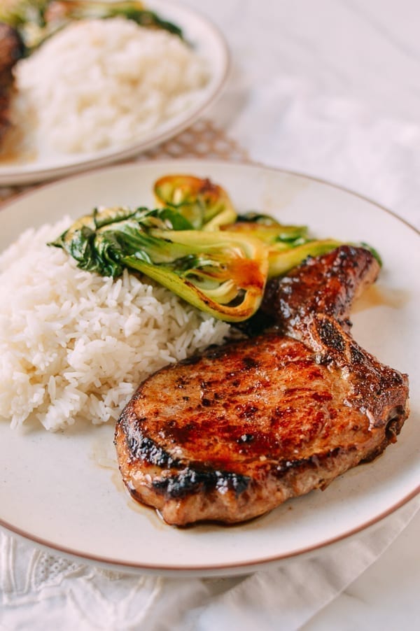 Asian Pork Chops, by thewoksoflife.com