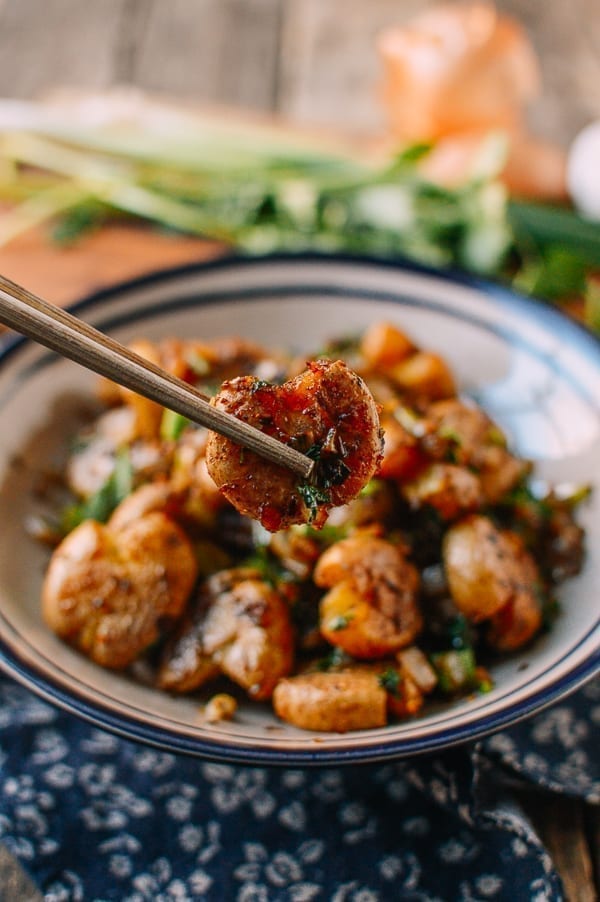 Cumin Potatoes, by thewoksoflife.com