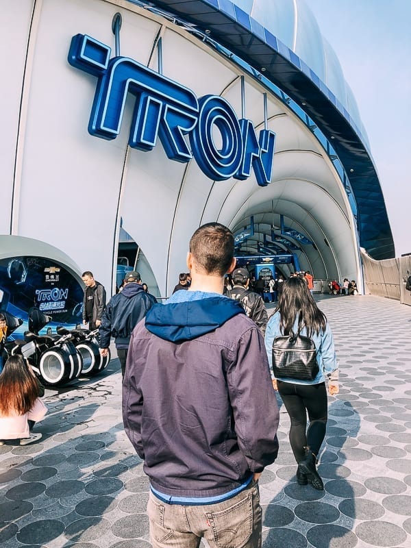 Shanghai Disneyland Tron by thewoksoflife.com