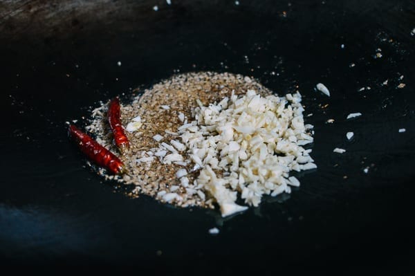 Spicy Crispy Pork Noodles, by thewoksoflife.com