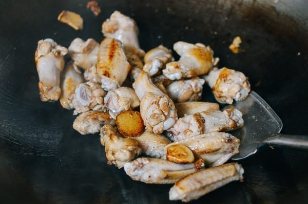 Making Three Cup Chicken (San Bei Ji), by thewoksoflife.com