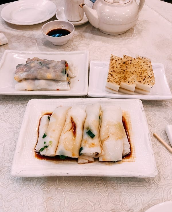 Dim Sum Rice Noodle Rolls