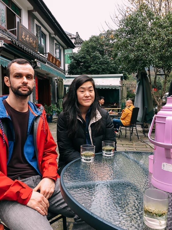 Longjing Tea Sampling