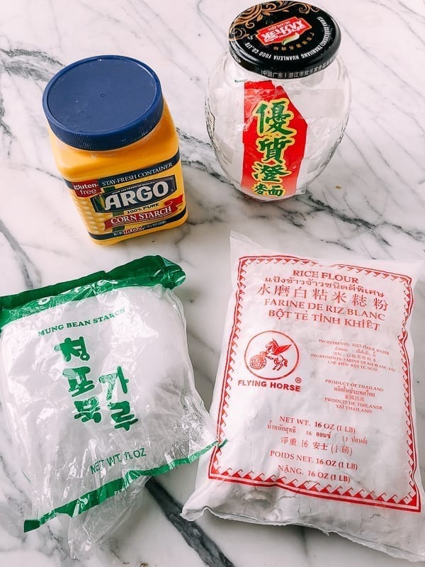 Shrimp Rice Noodle Rolls (Ha Cheung) Ingredients, by thewoksoflife.com