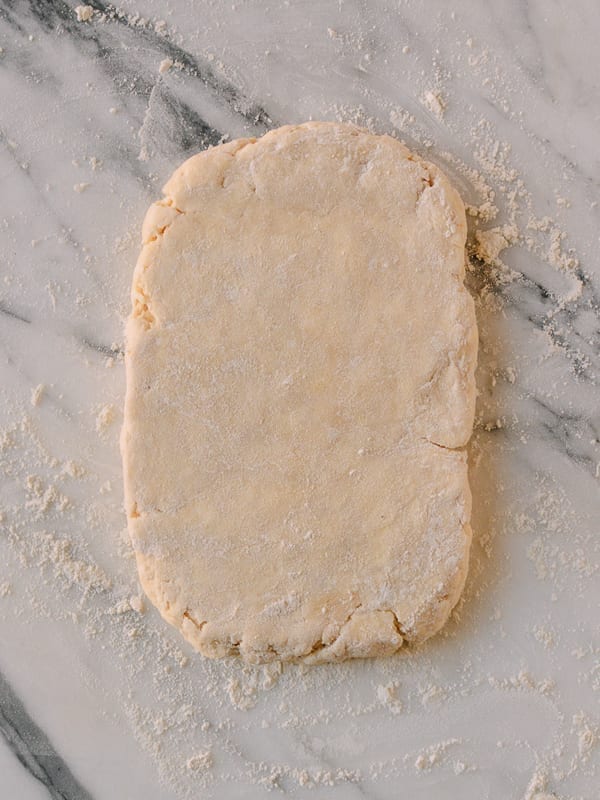 rolled Rough Puff Pastry, by thewoksoflife.com