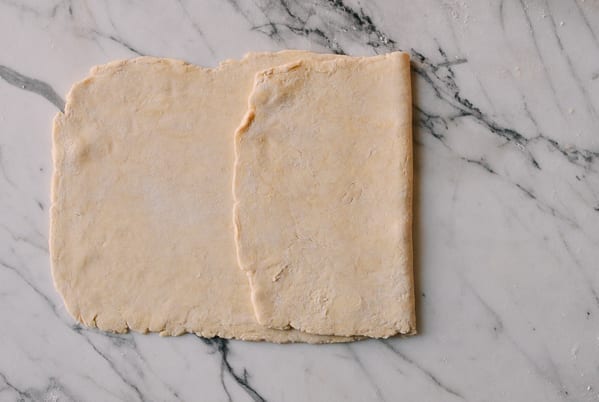 folding Rough Puff Pastry, by thewoksoflife.com