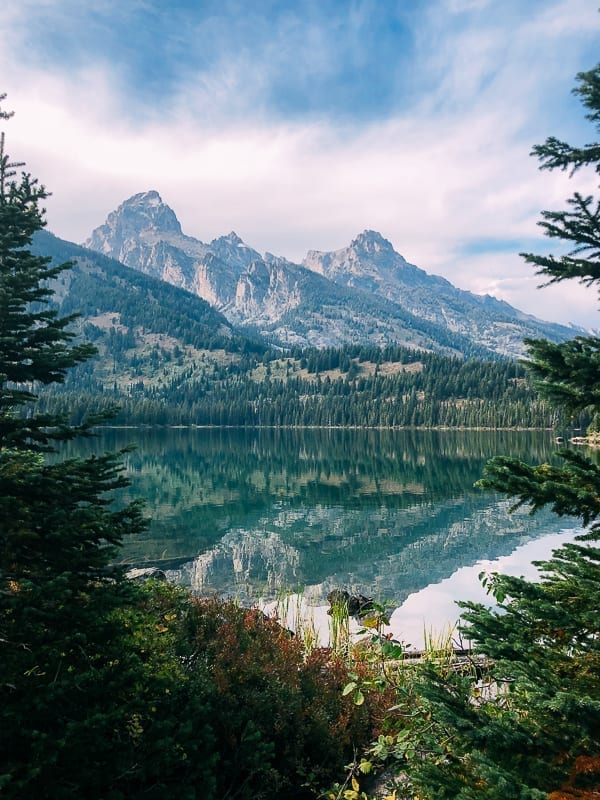 Taggart Lake Grand Tetons View