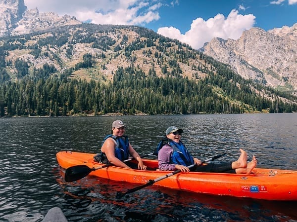 On the water at Jenny Lake, thewoksoflife.com