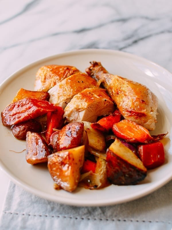 Roast Chicken with Vegetables, thewoksoflife.com