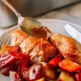 Baked Chicken Pan Drippings, thewoksoflife.com