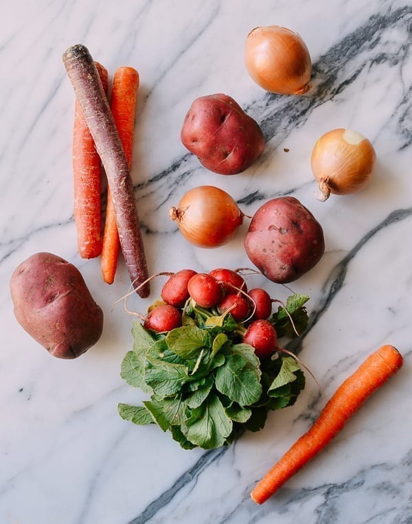 Root Vegetables for Roasting with Chicken, thewoksoflife.com