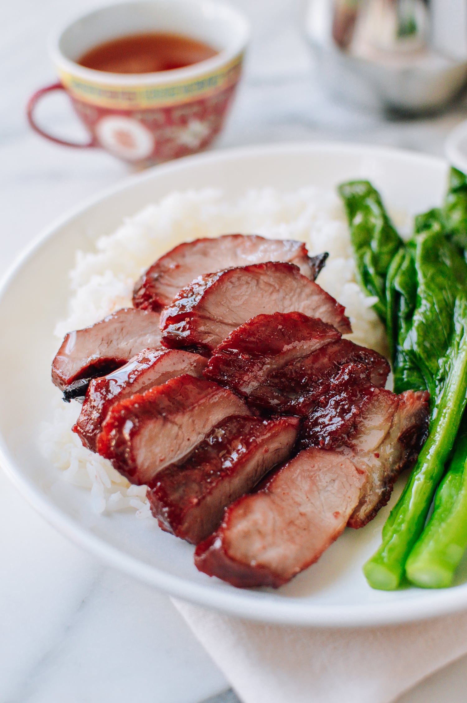Char Siu over rice, thewoksoflife.com