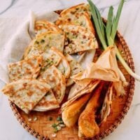 Easy Scallion Pancakes, thewoksoflife.com