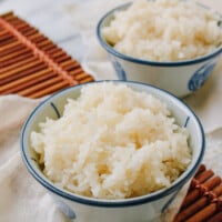 Bowl of Cooked Sticky Rice, thewoksoflife.com
