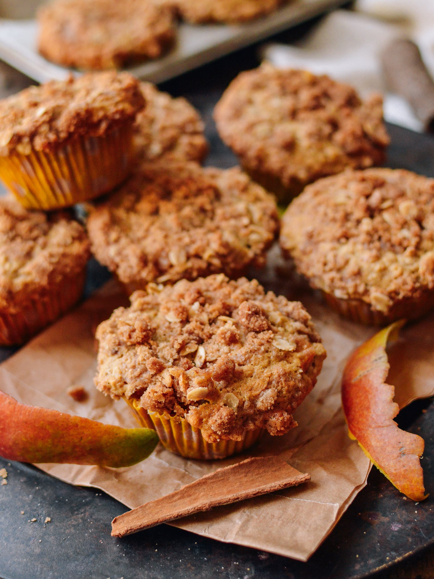 Mango Muffins with Crumb Topping