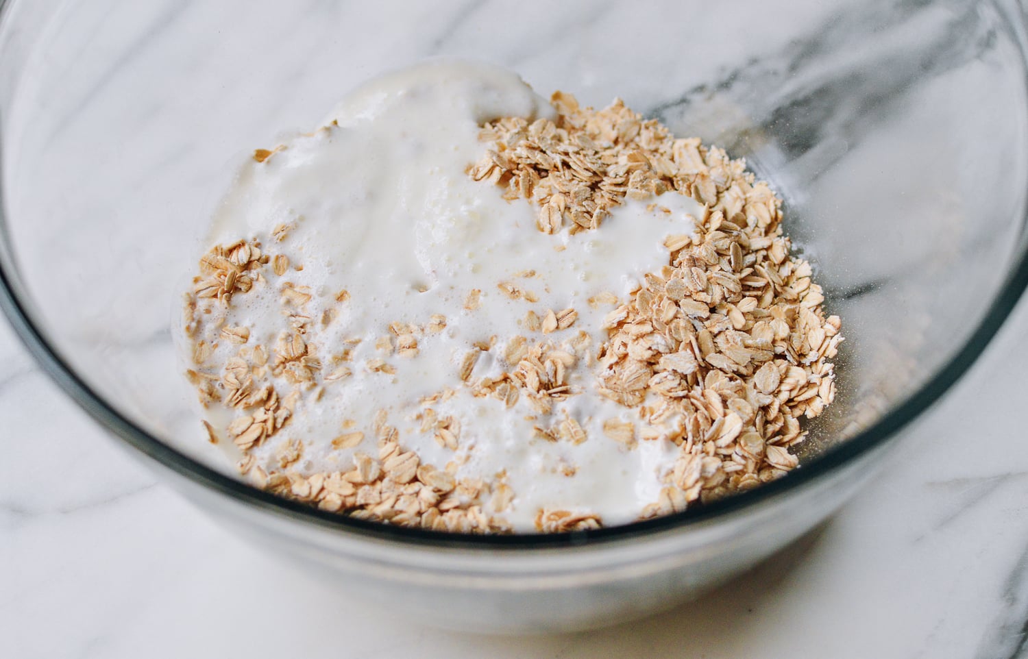 Soaking oats in buttermilk, thewoksoflife.com