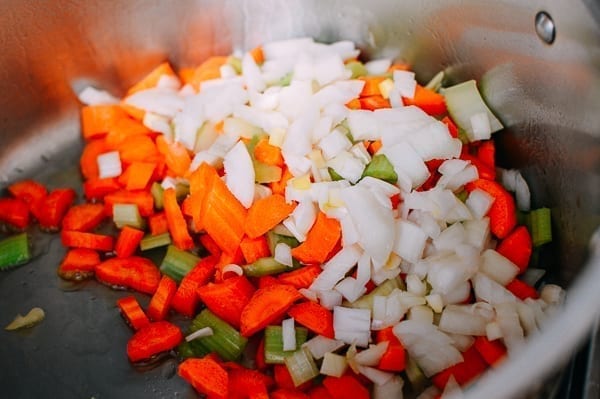 Mirepoix in a pot, thewoksoflife.com