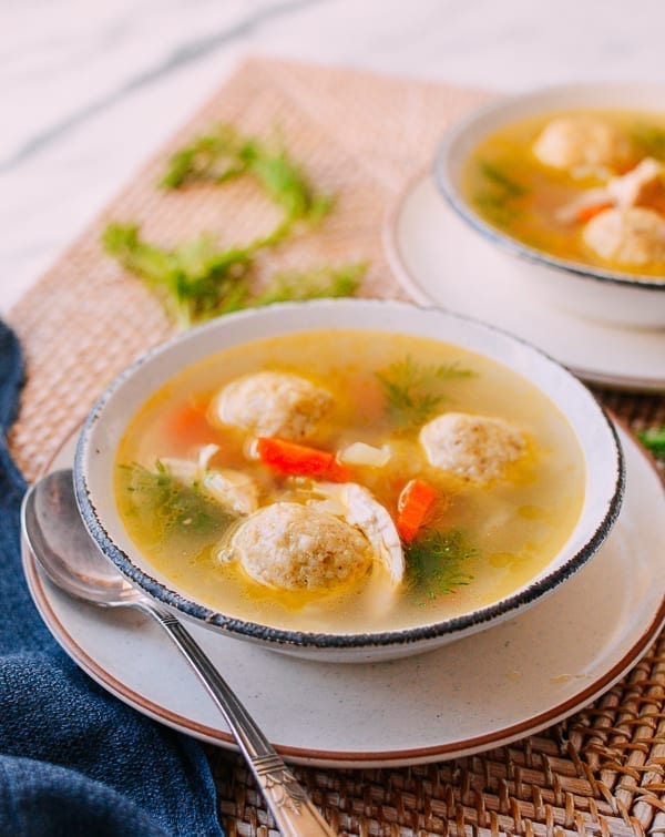 Matzo Ball Soup Recipe, thewoksoflife.com